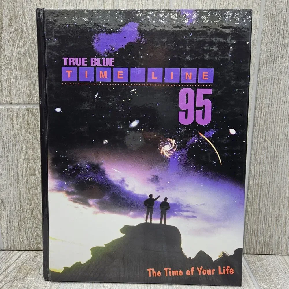 1995 True Blue Circle High School Yearbook Towanda Kansas KS